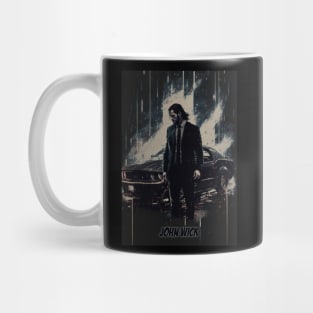 John Wick illustration Mug